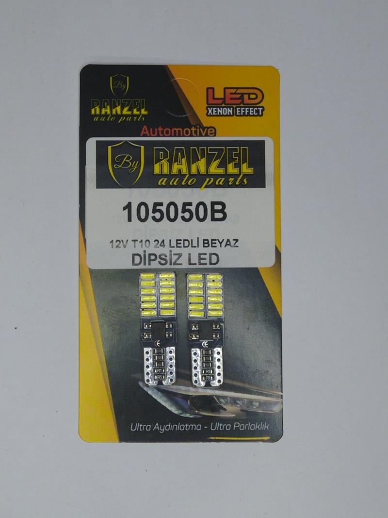  Ampul 24 V Led Dipsiz  Beyaz