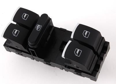  Cam Acma Anahtarı(Kromlu) 4Lü Sol Golf 6/Jetta/Leon