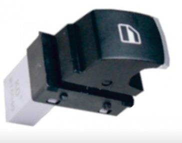  Tekli Cam Acma Anahtarı Golf 6ı/Leon Passat B8 14- (Kromlu) (Gri 3Pin)