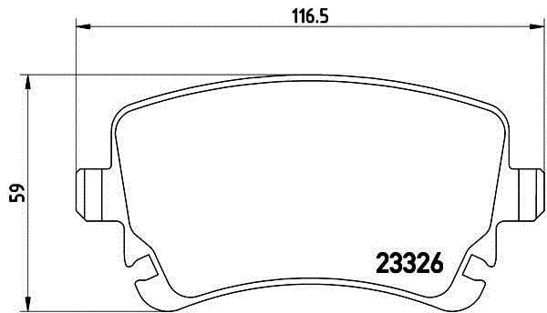  Arka Balata (Fişli) Transporter T5 4F0698451F