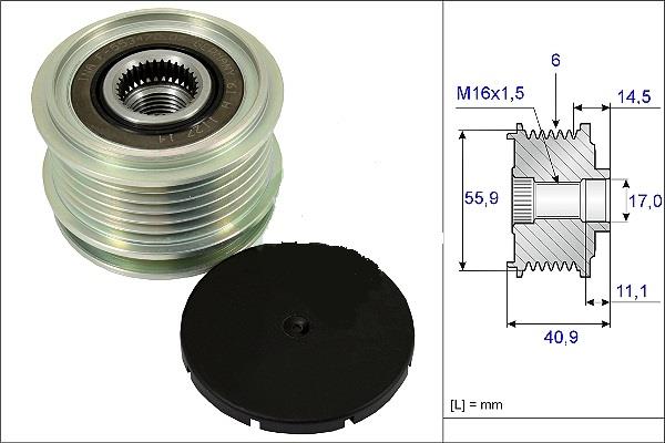  Alternator Kasnak Golf4-Bora 1,8/1,9Tdı(535001210)