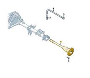 Приводной вал  CRAFTER MERCEDES SPRINTER 26x29 DIS 894 MM