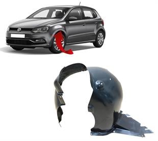 6R0809957C-6R0809957F Volkswagen Polo 6 10-18 6R0809957F تلبيسة ، واقي من الطين ، أمامي يسار.