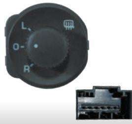  Schalter, Spiegelverstellung , Faltbarer OCTAVIA 06 6P