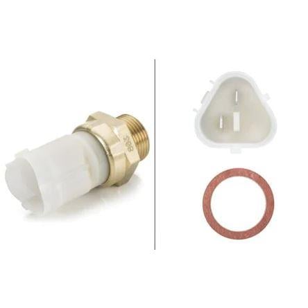  Термовыключатель, вентилятор радиатора (БЕЛЫЙ) 95 ° C 90 ° C GOLF IV / BORA / POLO / AUDI A3 TDI / 1,4 / 1,6 / 1,8 / 1,8 т / 1,9 (7,5262)