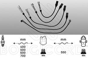  طقم سلك الإشعال POLO 1.6 75PS AEE 94 - 99