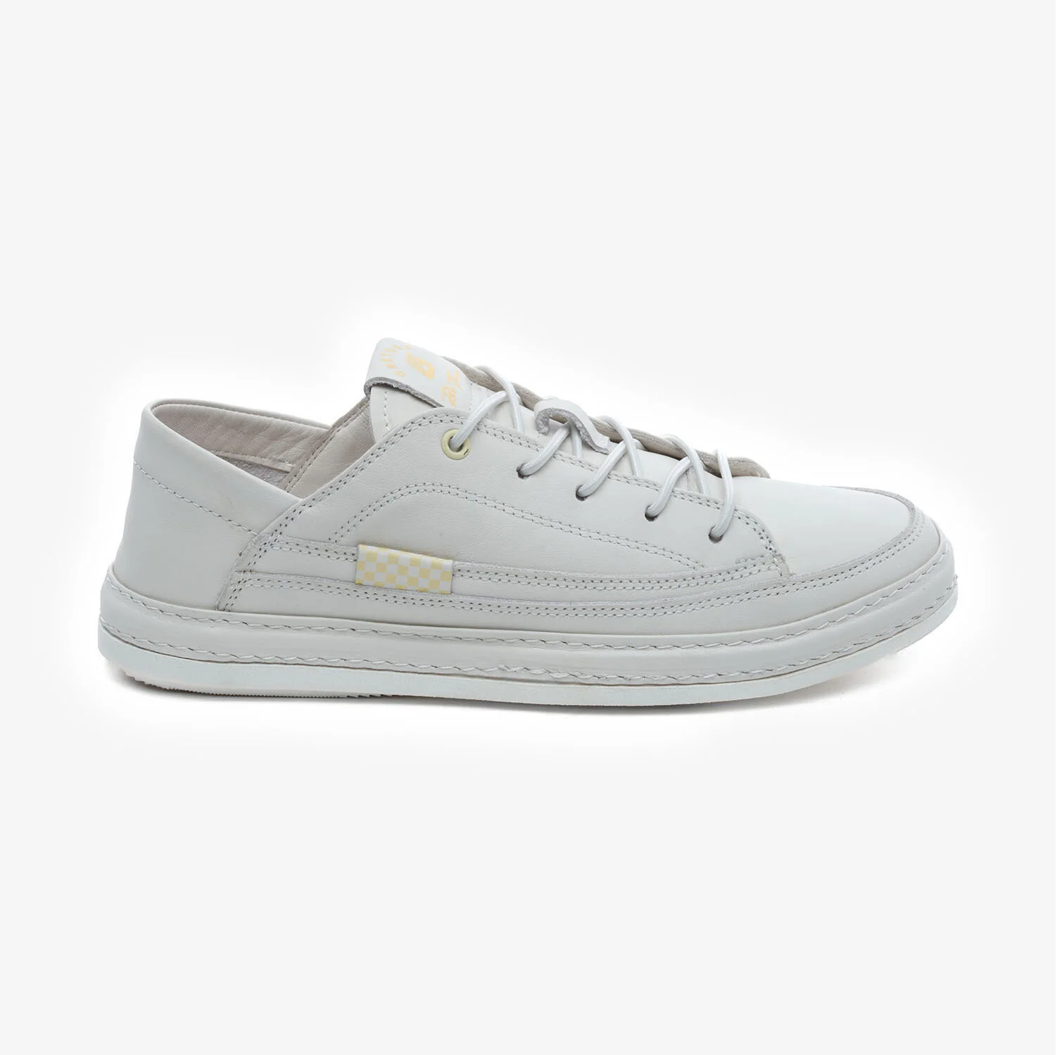 Greyder 33670 Kadın Kirli Beyaz Hakiki Deri Sneaker Ayakkabı