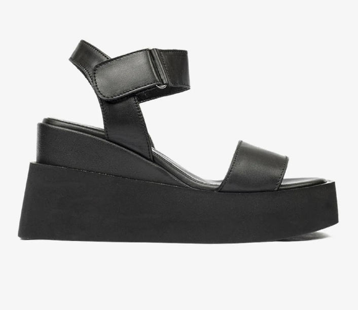 Greyder 50731 Kadın Siyah Hakiki Deri Fashion Sandalet