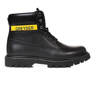 Greyder 10450 Erkek Siyah Hakiki Deri Günlük Bot 