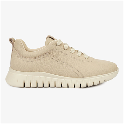 Greyder 33940 Kadın Ekru Hakiki Deri Sneaker Ayakkabı 