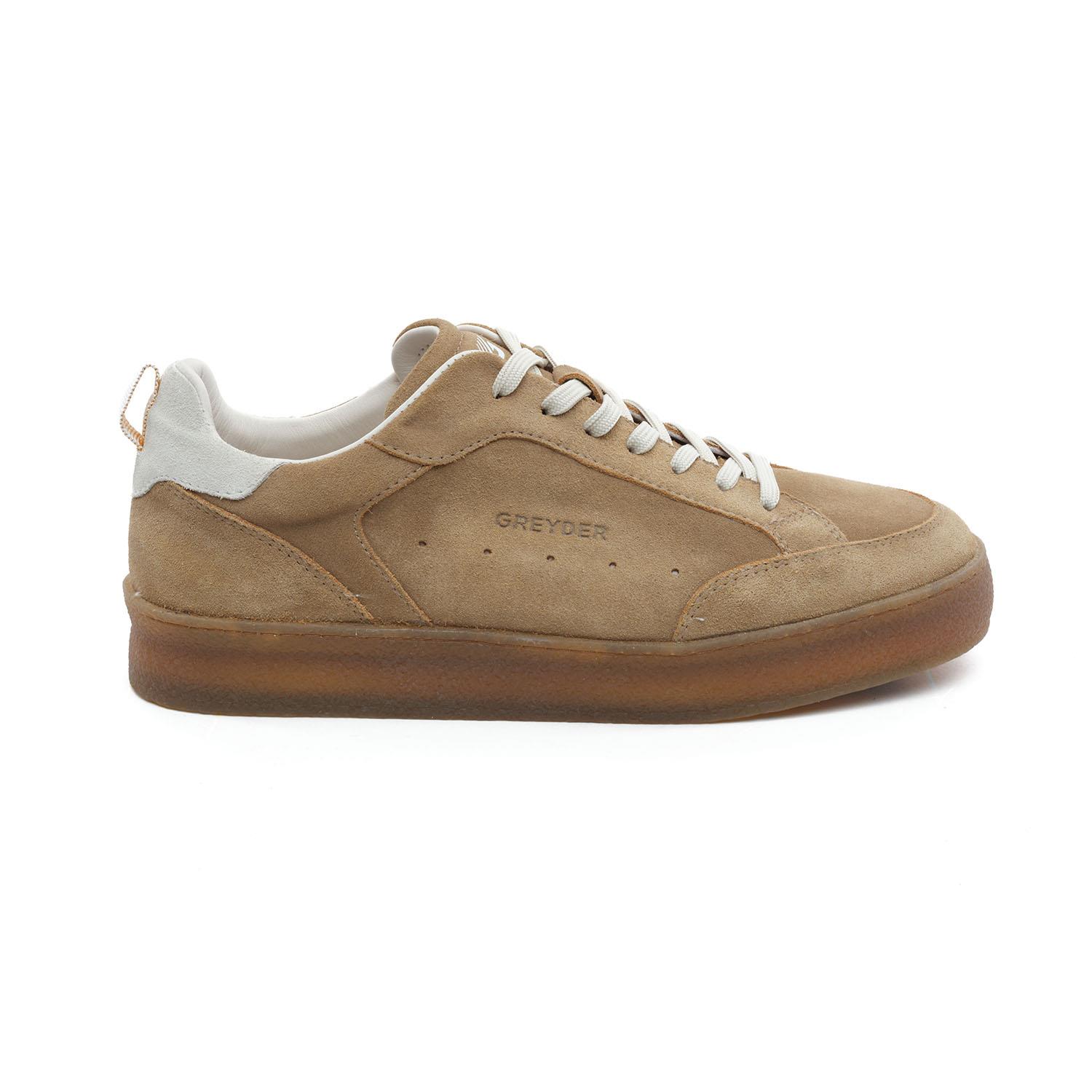 Greyder 18520 Vizon Nubuk Hakiki Deri Erkek Sneaker Ayakkabı 