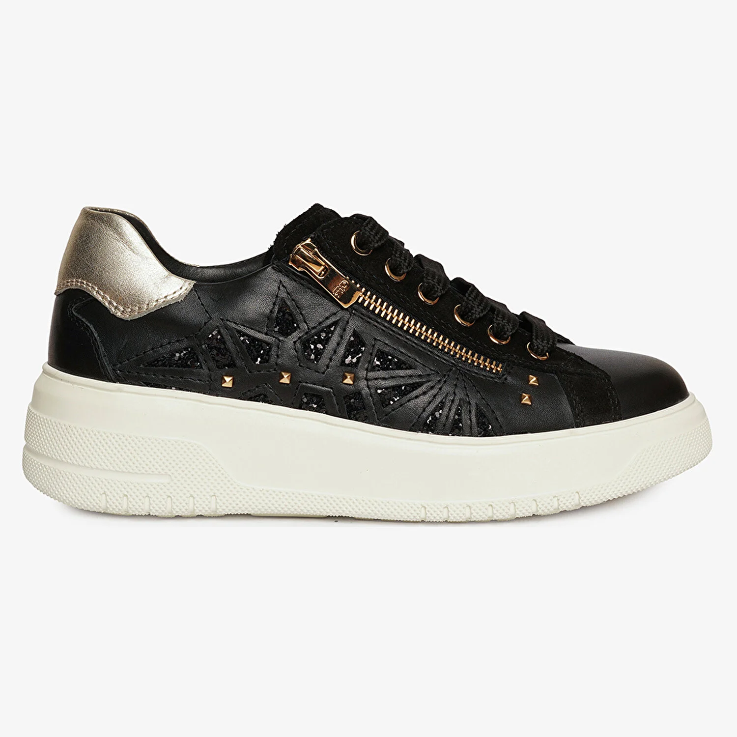 Greyder 33734 Kadın Siyah Hakiki Deri Sneaker Ayakkabı