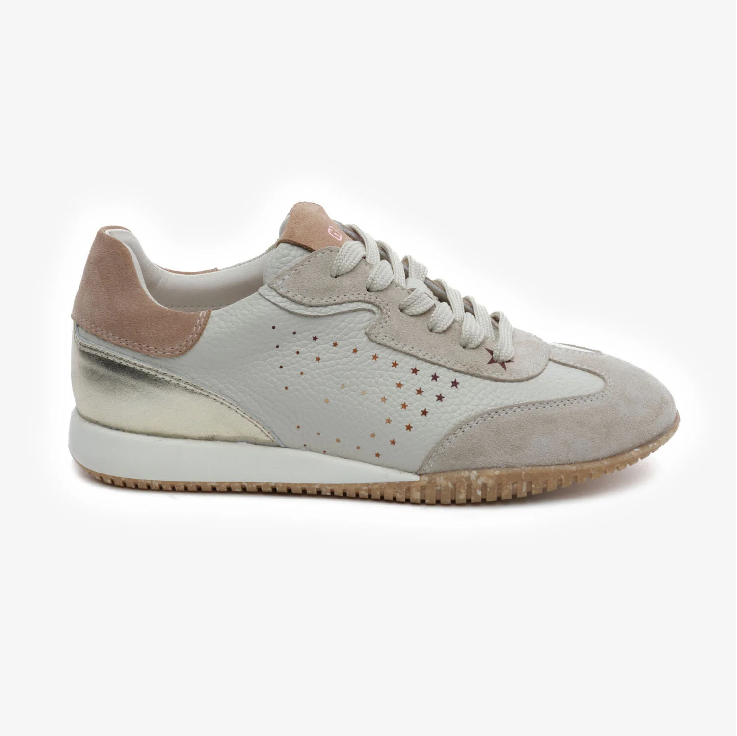 Greyder 34550 Bej Hakiki Deri Kadın Sneaker Ayakkabı