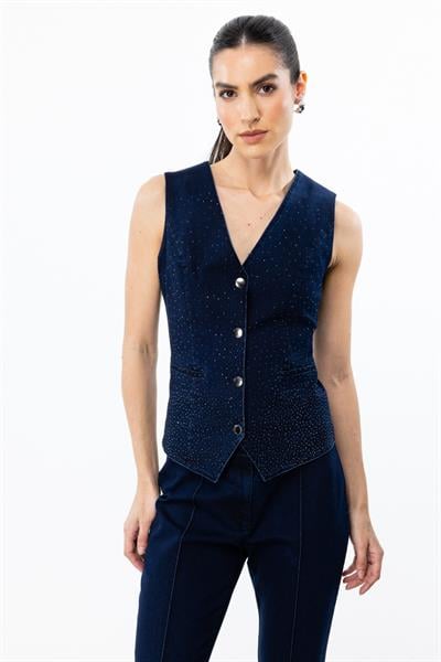 Mİ 85020 YELEK ON TASLI KOT