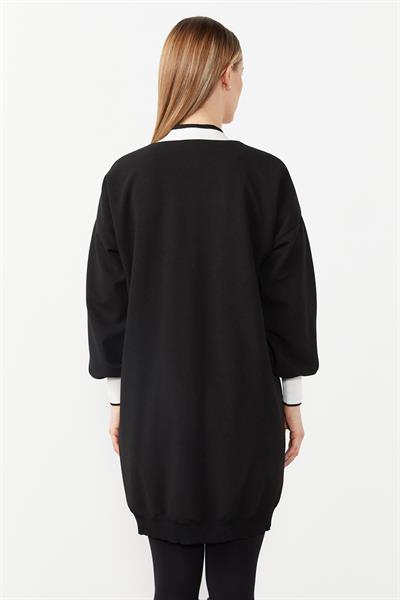 MUTLU ERTAN 30215 RİBANALI METAL DÜĞME DETAYLI HIRKA