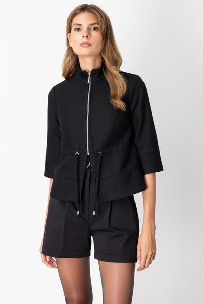 Mi 80019 CEKET HAKIM YAKA BEL BAGCIKLI