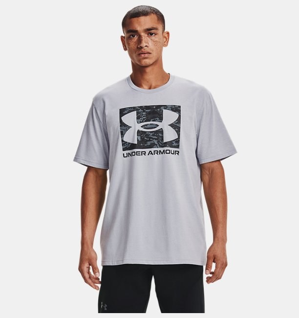 UA ABC CAMO BOXED GRİ TİŞÖRTGri