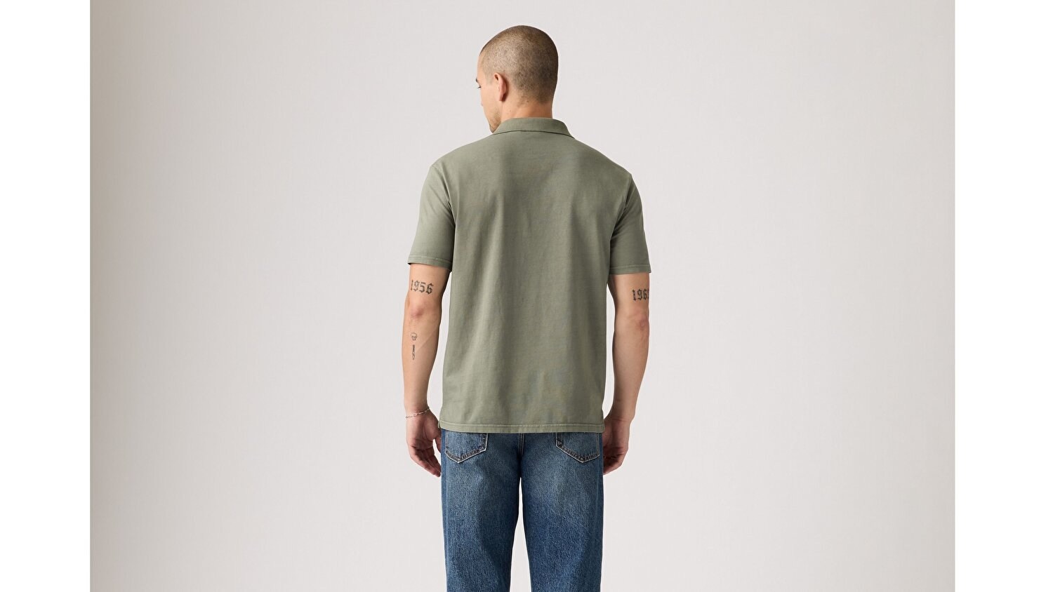 AUTHENTIC POLO GARMENT DYE MULLED BASILYEŞİL