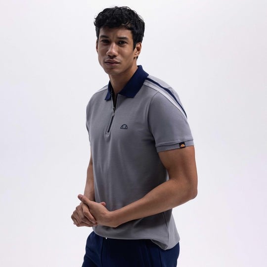 Ellesse Erkek Polo Yaka TişörtGri