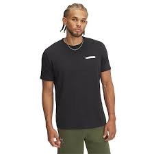 Erkek UA Lc Strip Logo T-shirtSİYAH
