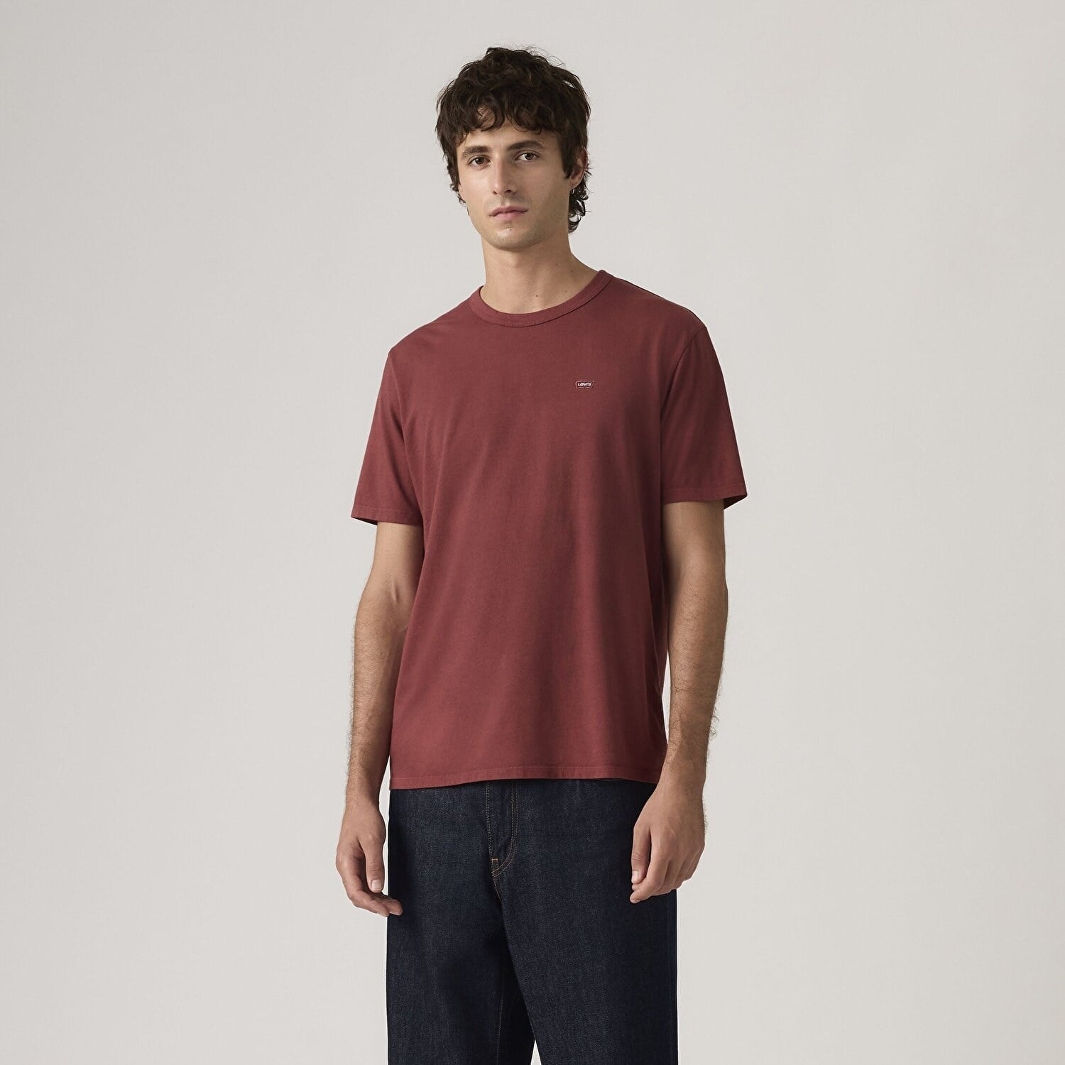 LEVI'S ORIGINAL TEE BRIGHT WHITEBordo