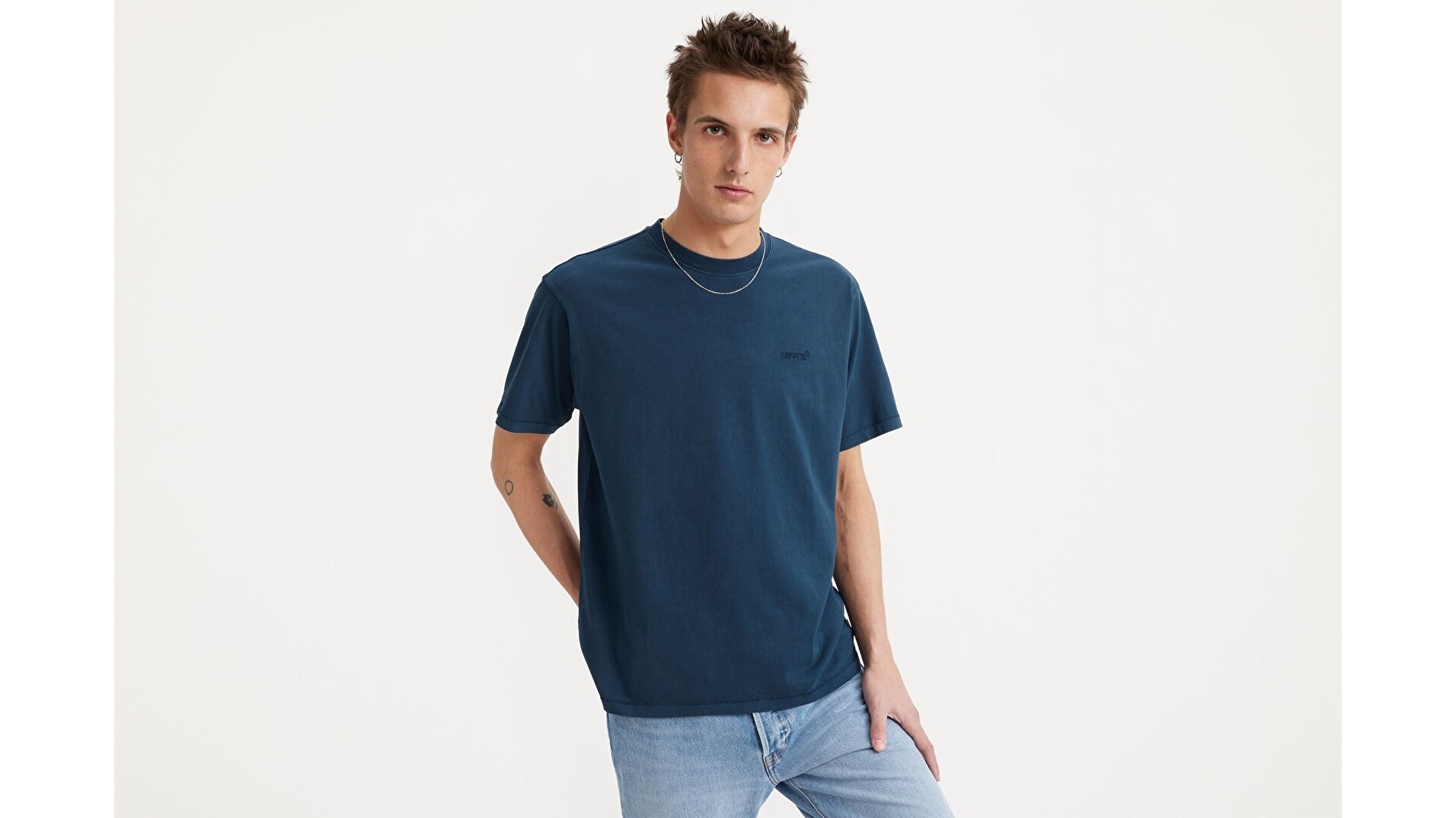 RED TAB VINTAGE TEE NAVAL ACADEMY GARMEMAVİ