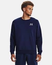 UA Essential Fleece CrewLacivert