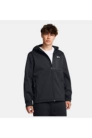 UNDERT ARMAUR SHIELD HOODED JACKETSİYAH