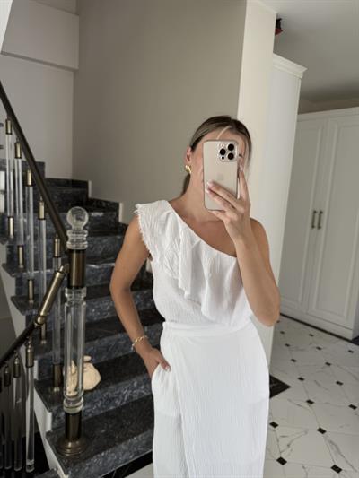 Alesta Beyaz Müslin Takım