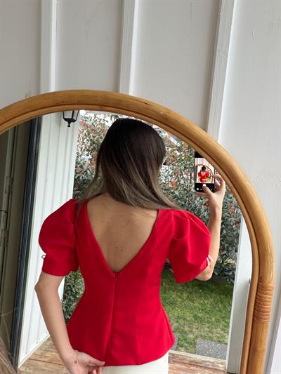 Alice Kırmızı Bluz