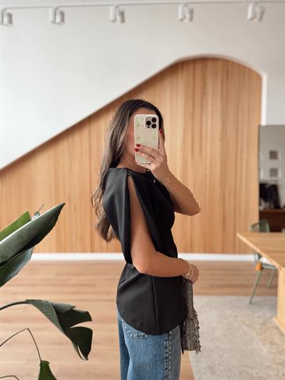 Aura Siyah Bluz