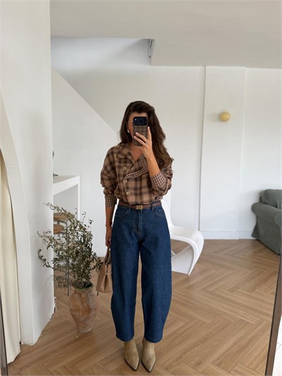 Baggy Lacivert Jean 