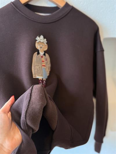 Bony Kahverengi Sweatshırt