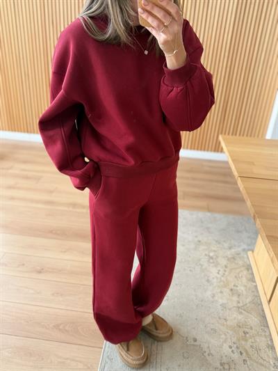 Bordo Eşofman Takımı