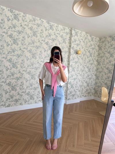 Buz Mavisi Skater Jean