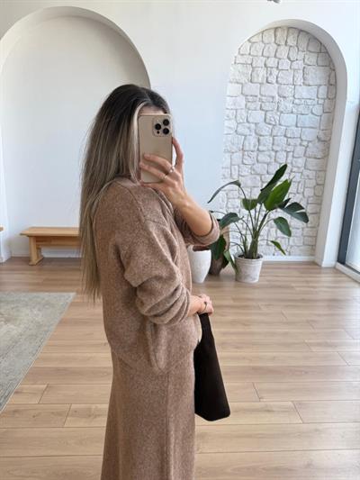 Camel Etek Kazak Triko Takım