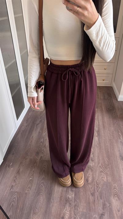 Çimalı Bordo Eşofman-Pantolon