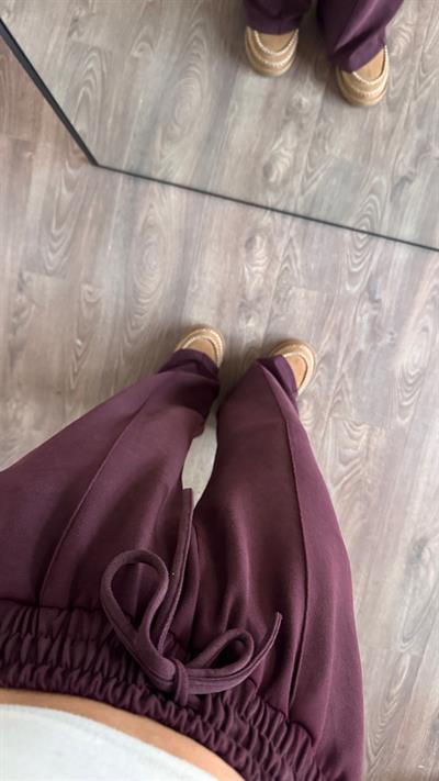 Çimalı Bordo Eşofman-Pantolon