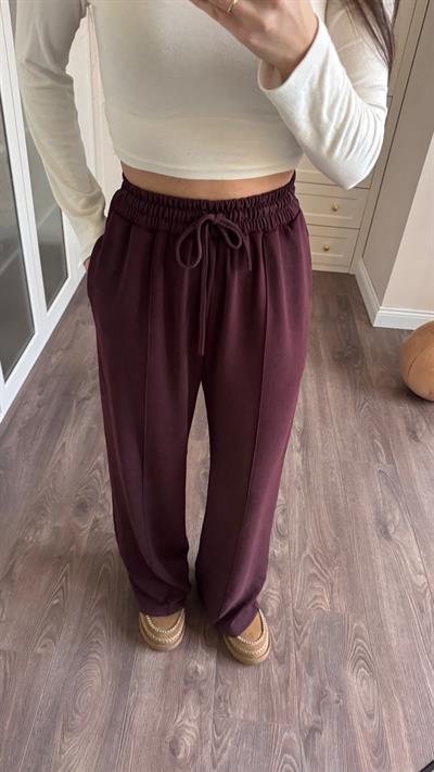 Çimalı Bordo Eşofman-Pantolon