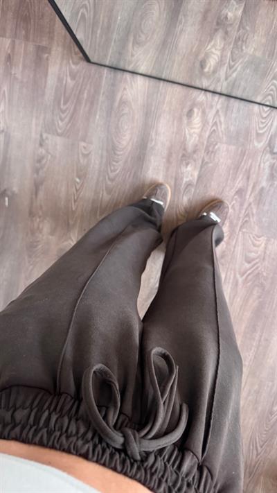 Çimalı Kahverengi Eşofman-Pantolon