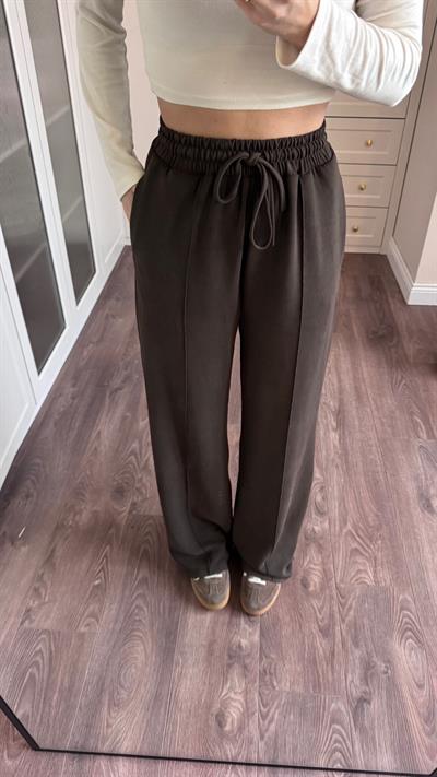 Çimalı Kahverengi Eşofman-Pantolon