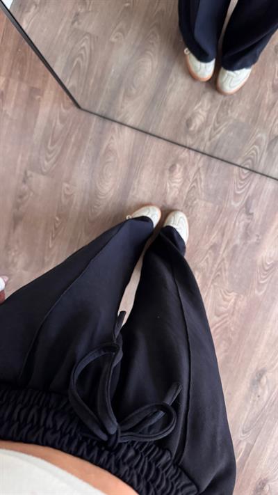 Çimalı Siyah Eşofman-Pantolon