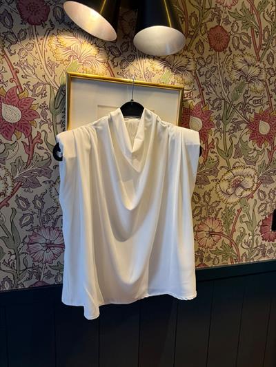 Degaje Yaka Ekru Bluz