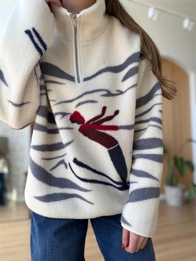 Desenli Polar Sweatshirt