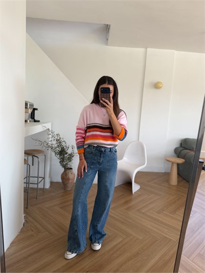 Dikiş Detaylı Jean
