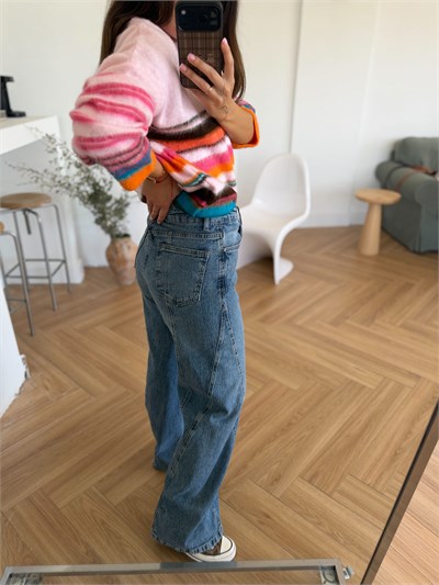 Dikiş Detaylı Jean