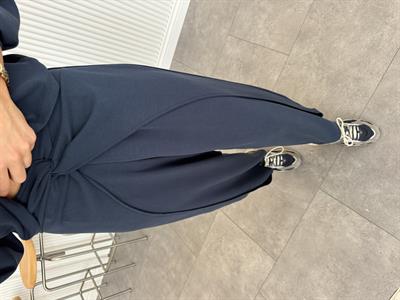 Düğüm Detaylı Modal İndigo Eşofman Altı