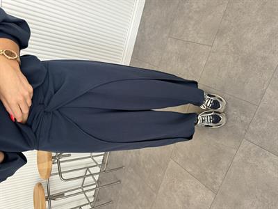 Düğüm Detaylı Modal İndigo Eşofman Altı