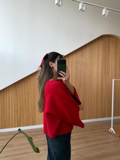 Elanor Kırmızı Çelik Triko