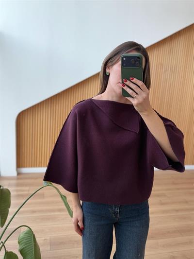 Elanor Mürdüm Çelik Triko